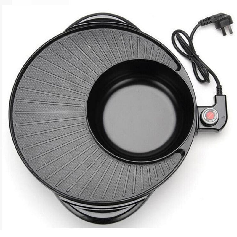 Korean Electric Hot Pot & Grill – 2-in-1 Non-Stick Cooker