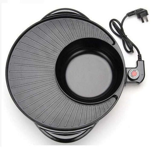 Korean Electric Hot Pot & Grill – 2-in-1 Non-Stick Cooker